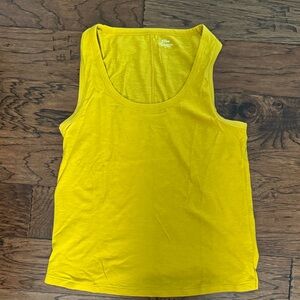 J. Crew Vibrant Yellow Tank Top